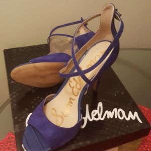 Sam Edelman Audrey Blue Suede
